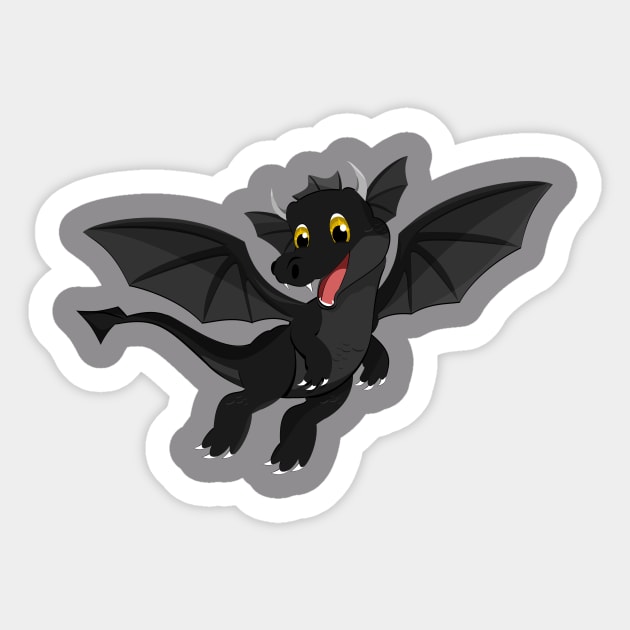 Darling Dragon Sticker by Raven_Storm_Worker